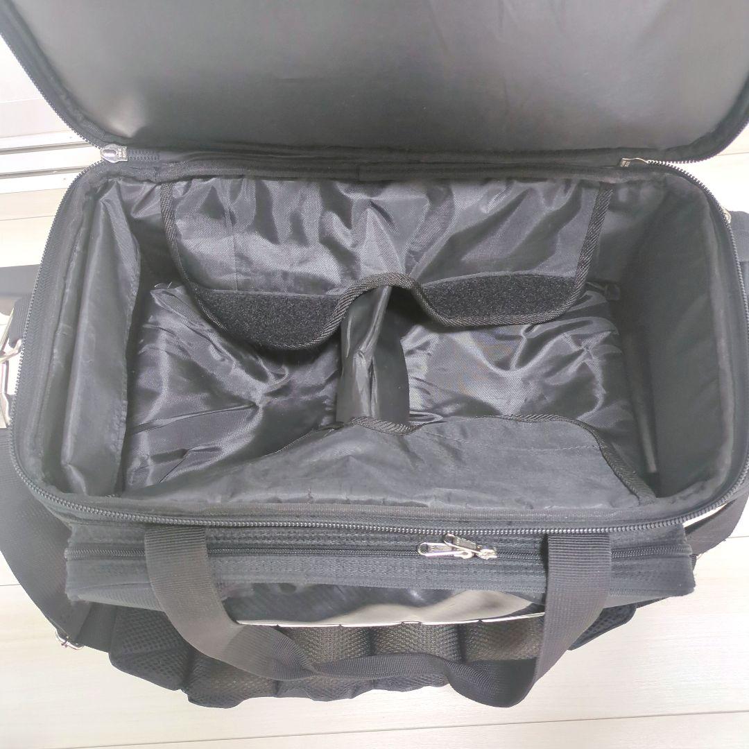 ABS PRO・am ボウリングバッグ 2個用 3way キャリーブラック