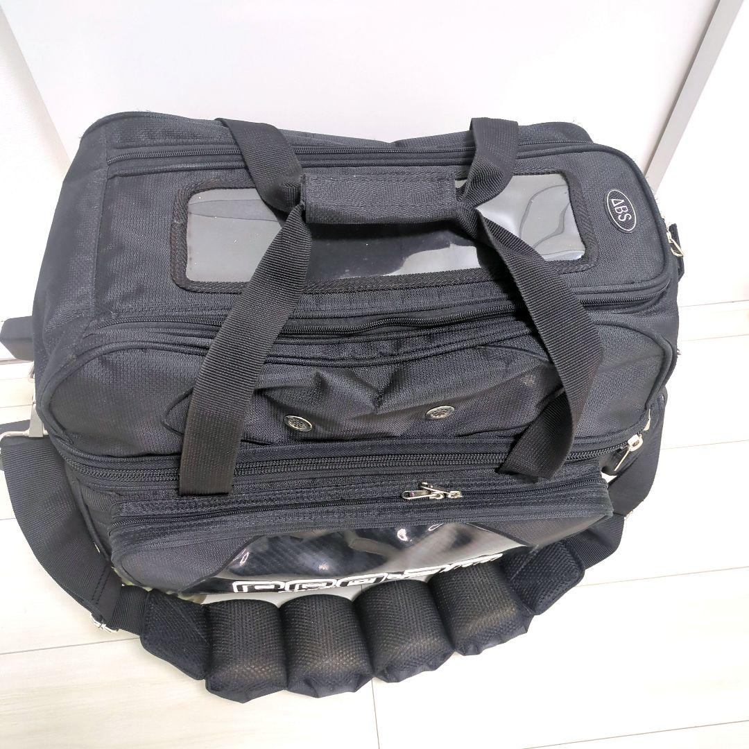 ABS PRO・am ボウリングバッグ 2個用 3way キャリーブラック