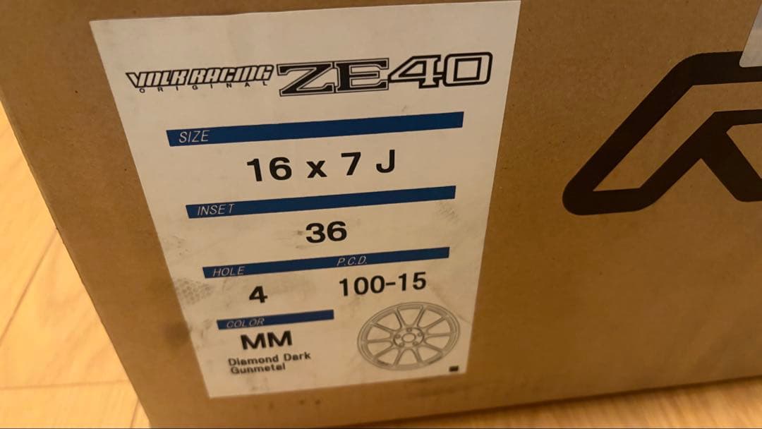 【*y様 VOLK RACINGヴォルクレーシングZE40 16-7J ホイール