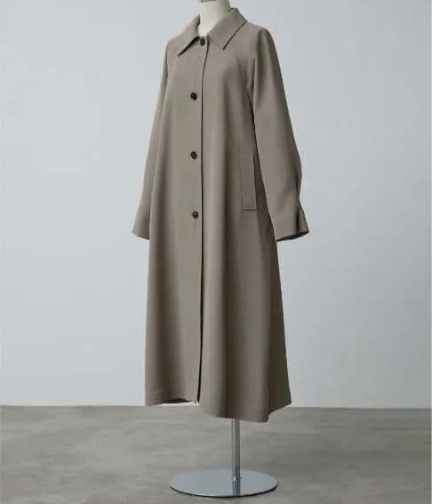 crewre/クルーレ　ドレープステンカラーコート　サイズ2