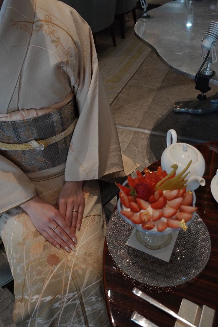 フルセット　訪問着　着物　帯　帯締め帯揚げ　七五三　結婚式