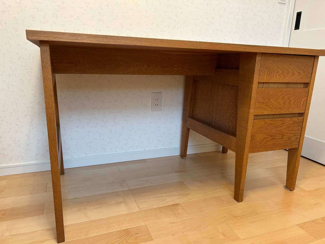 UNICO ウニコ・CORSOコルソ・木製デスク・勉強机・オーク・片袖デスク