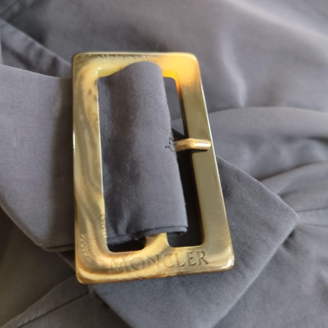 K*a様 モンクレールMONCLERトレンチコート　紺色　1サイズ　美品