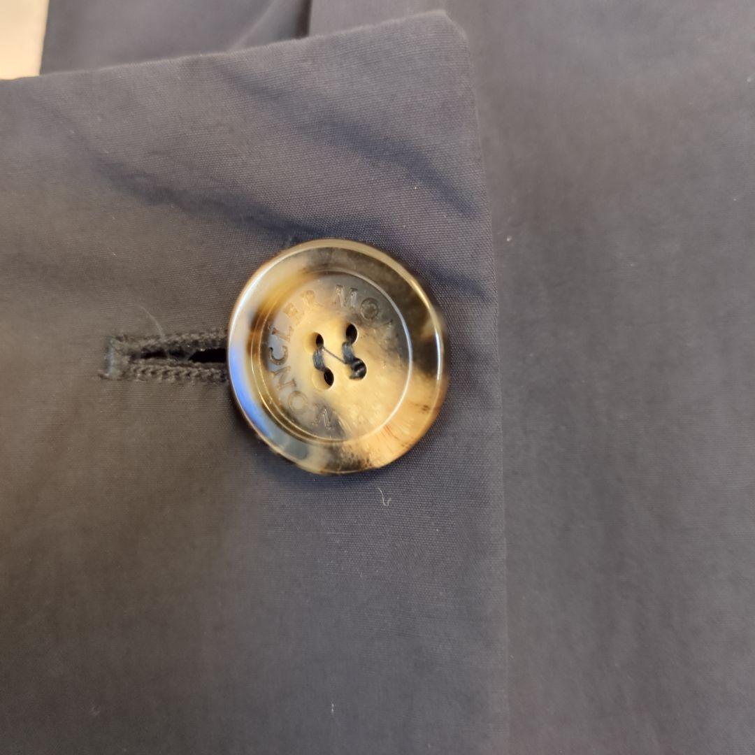 K*a様 モンクレールMONCLERトレンチコート　紺色　1サイズ　美品