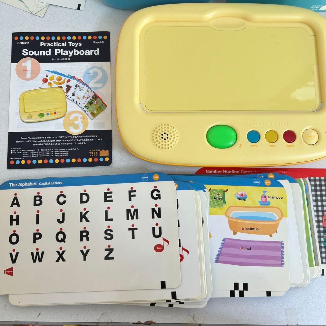 ワールドワイドキッズ アミティ2年分教材　アクティブ カード リーダー　サウンド