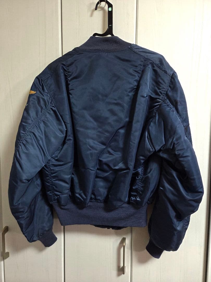 q*2様 希少サイズ 50s 復刻 USA製 ALPHA MA-1 ネイビー X