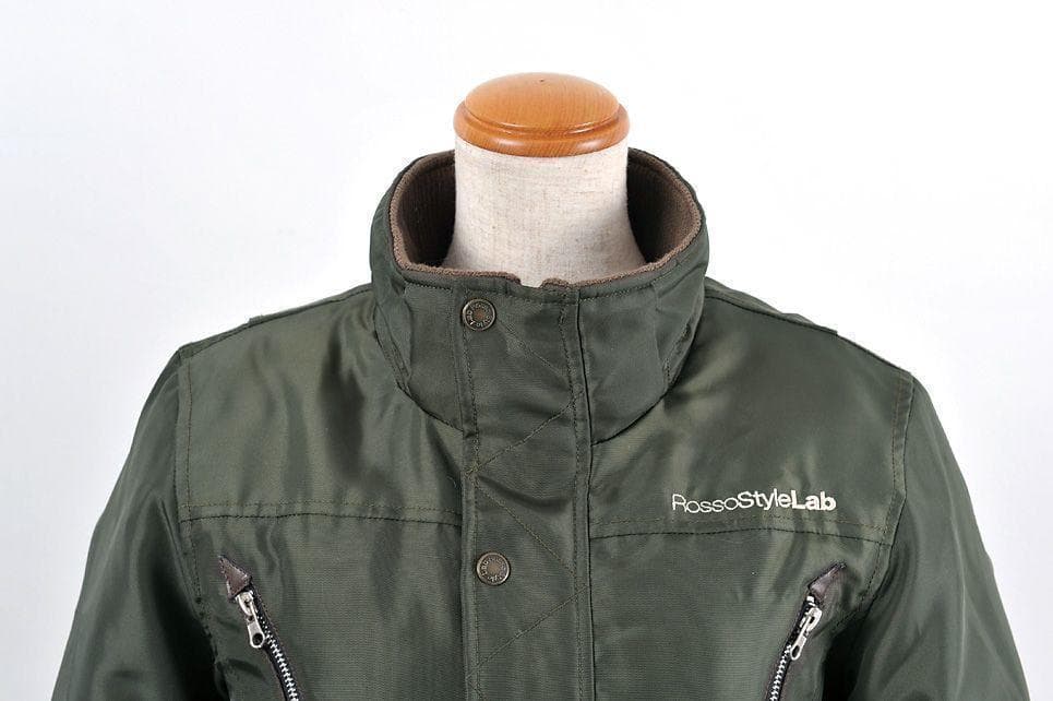 【特★62％引】ロッソROJ-956チャコール（M）ナイロンウィンタージャケット