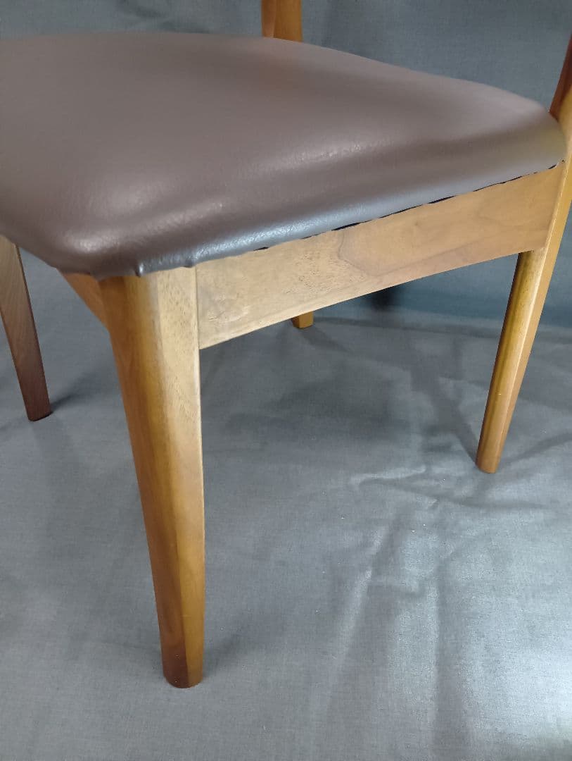 [けんけん]飛騨シラカワ ダイニングチェアS-BW138ウォールナット ②