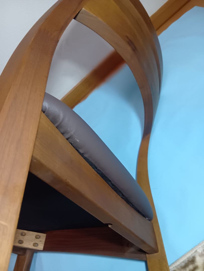 [けんけん]飛騨シラカワ ダイニングチェアS-BW138ウォールナット ②