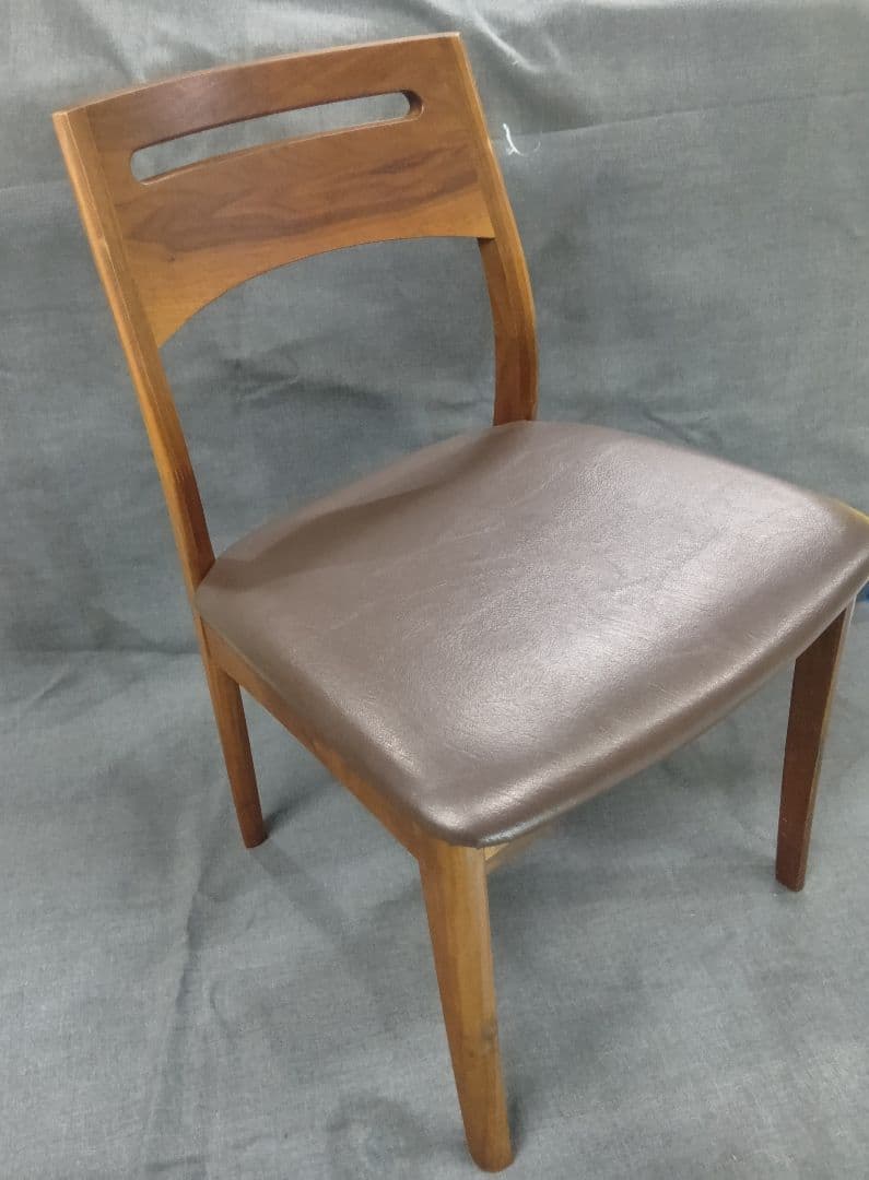 [けんけん]飛騨シラカワ ダイニングチェアS-BW138ウォールナット ②