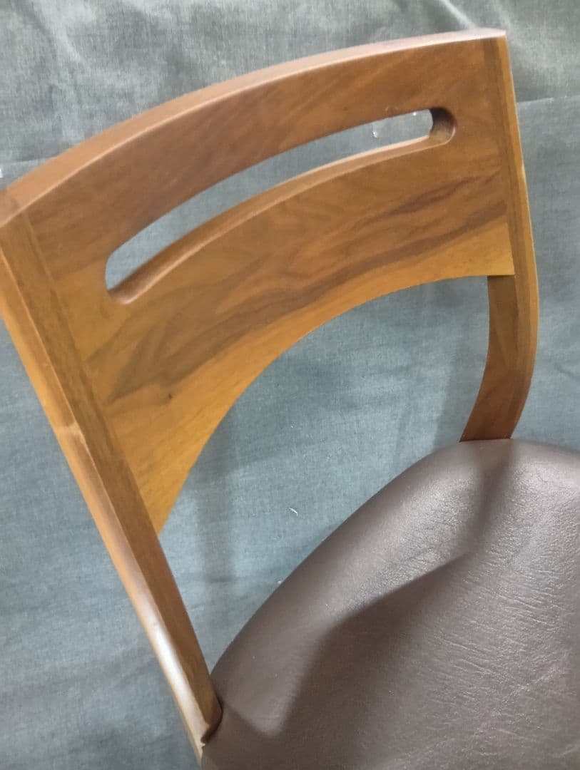 [けんけん]飛騨シラカワ ダイニングチェアS-BW138ウォールナット ②