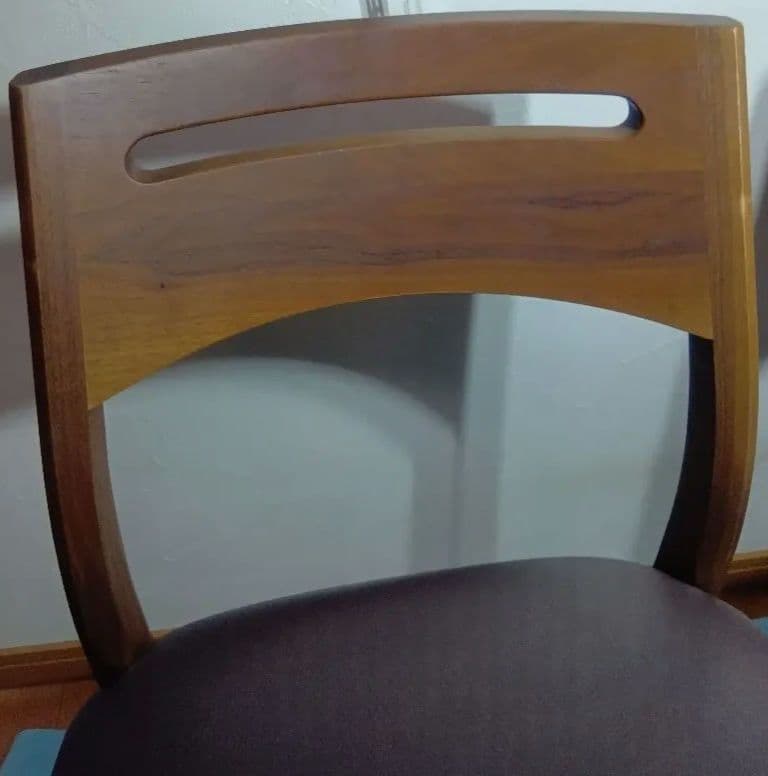 [けんけん]飛騨シラカワ ダイニングチェアS-BW138ウォールナット ②