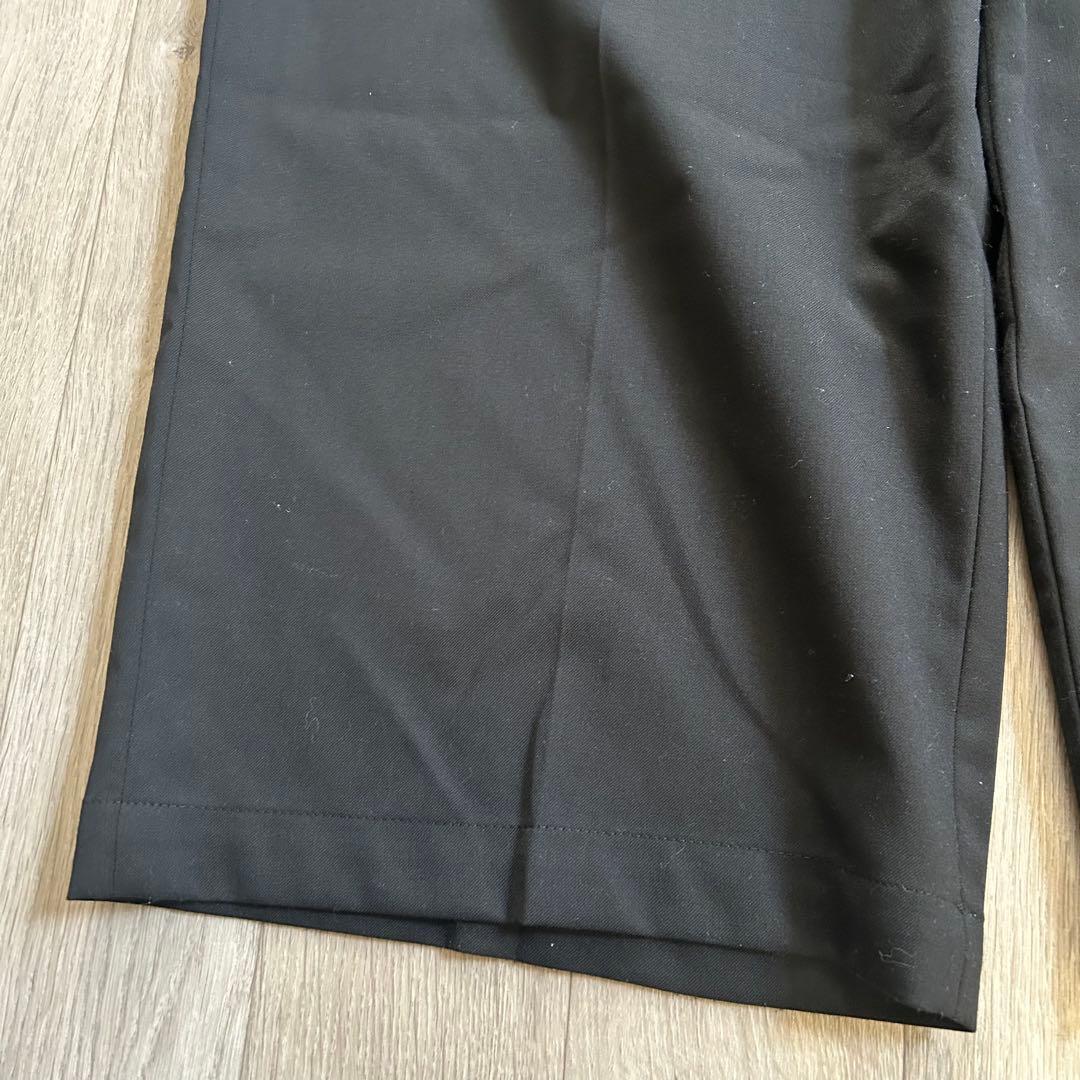 タグあり メゾンスペシャル ウールミックスコンティニュアスツータックワイドパンツ