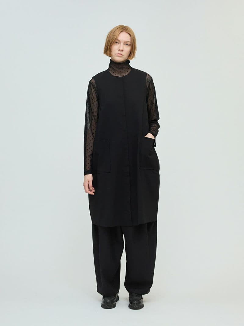 値下中【着用1回美品】mizuiro indジレ オケージョンやイベントに