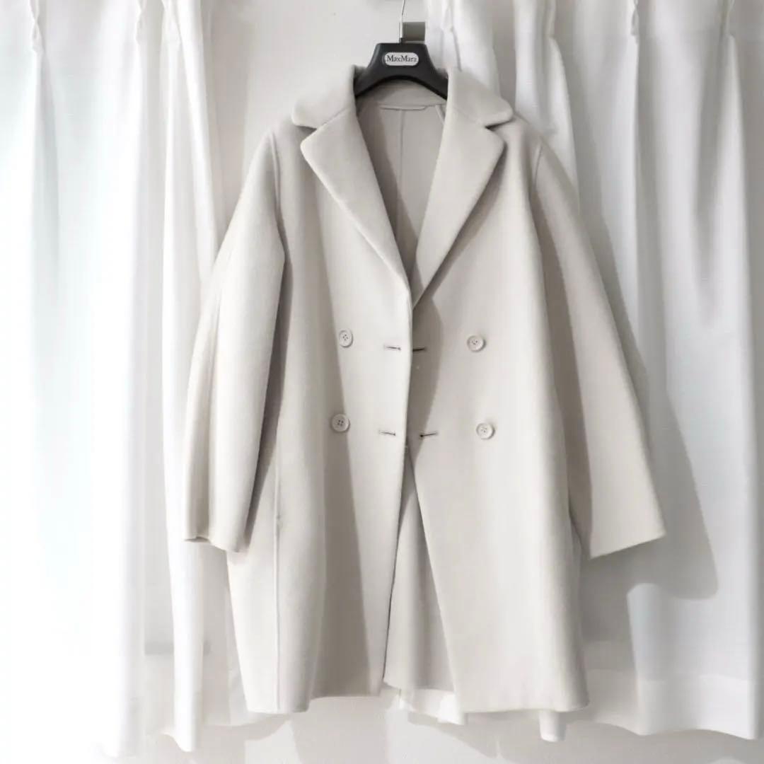 極美品！MaxMara クチートアマーノ ダブルロングコート ダブルフェイス40