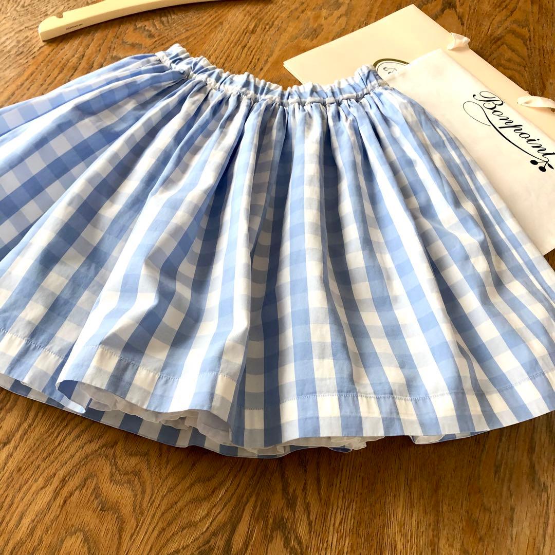 Bonpoint♡ギンガムチェック スカート 10a