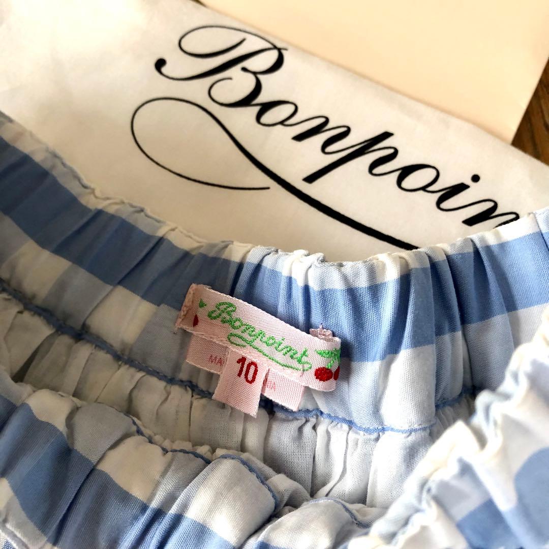 Bonpoint♡ギンガムチェック スカート 10a