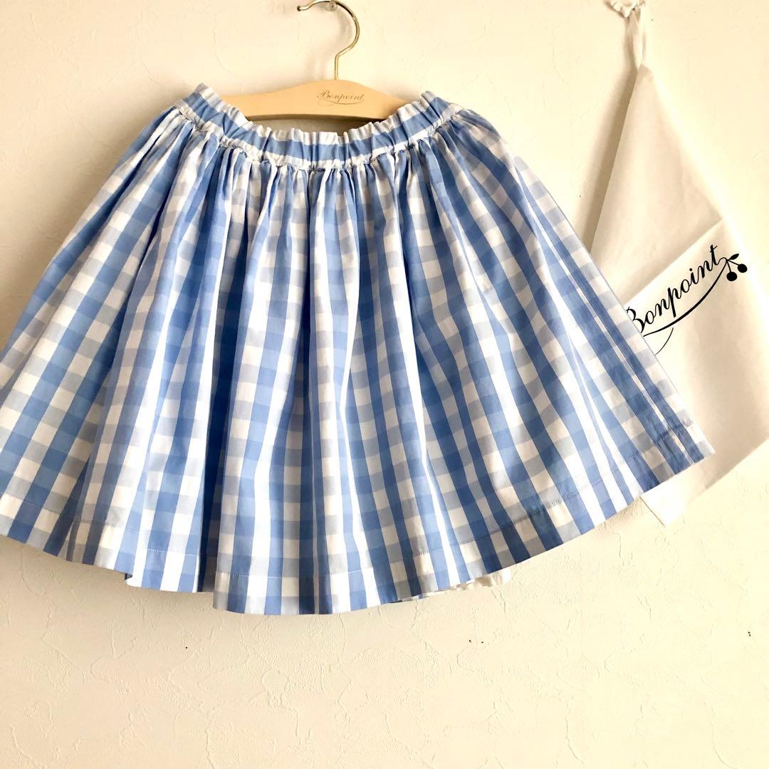 Bonpoint♡ギンガムチェック スカート 10a