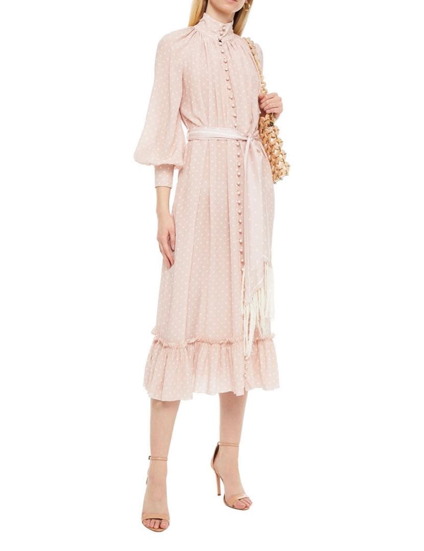 zimmermann ドット　シルクワンピース　サイズ1