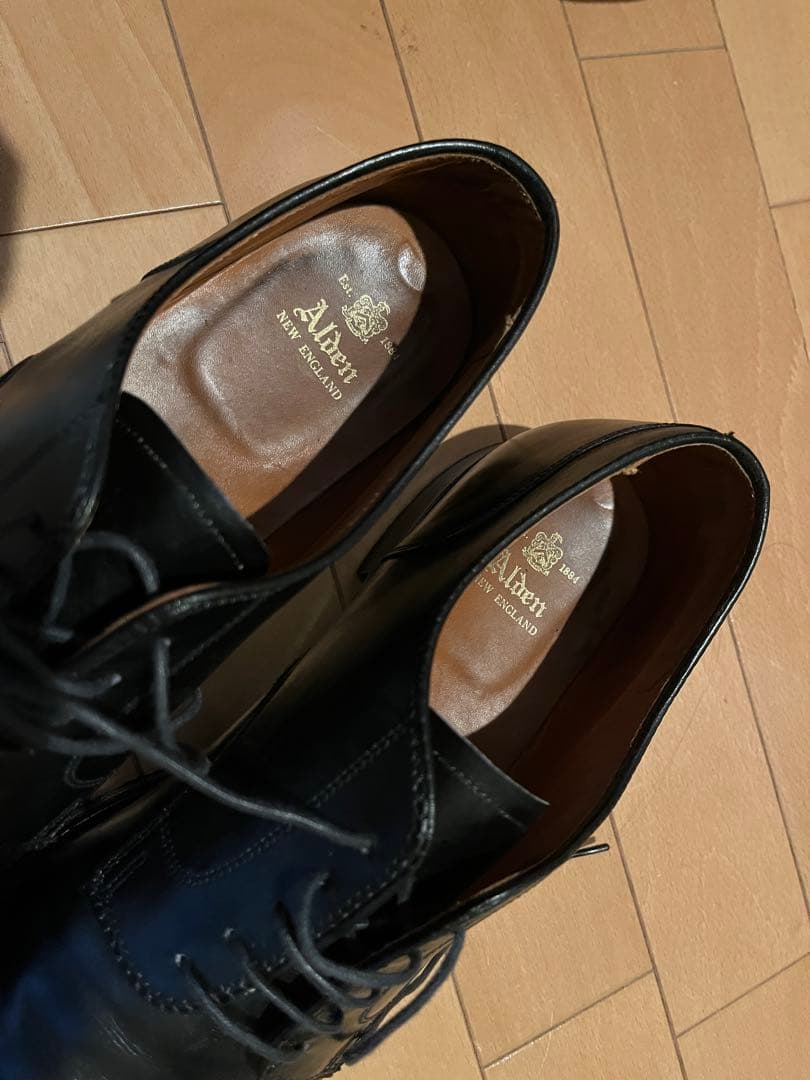 超美品 オールデン 971 ブラック カーフ 11 1/2 B