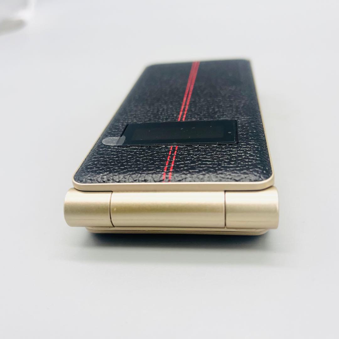 箱付　Mode1 ガラケー 型 SIMフリー RetroII レザー調 ブラック