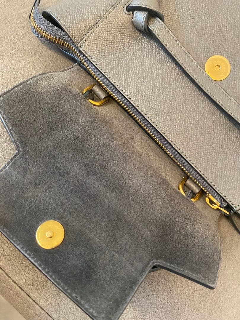 美品　セリーヌ　ベルトバッグ　ナノ