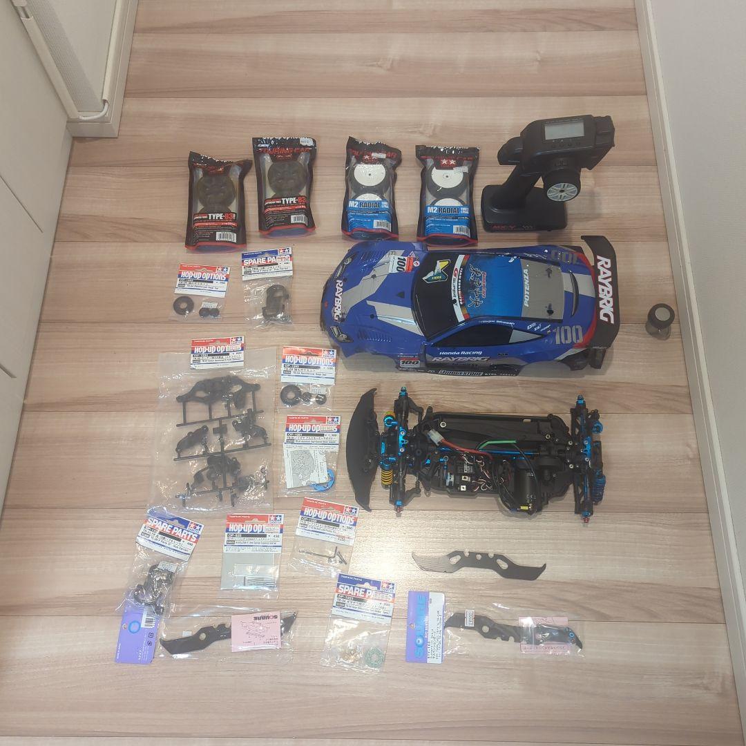 ラジコンカー本体(TB-04 PROⅡ)とプロポ、パーツセット