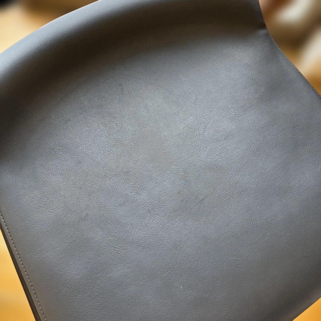 DLR　④飛騨産業　セミアームチェア　ブラック