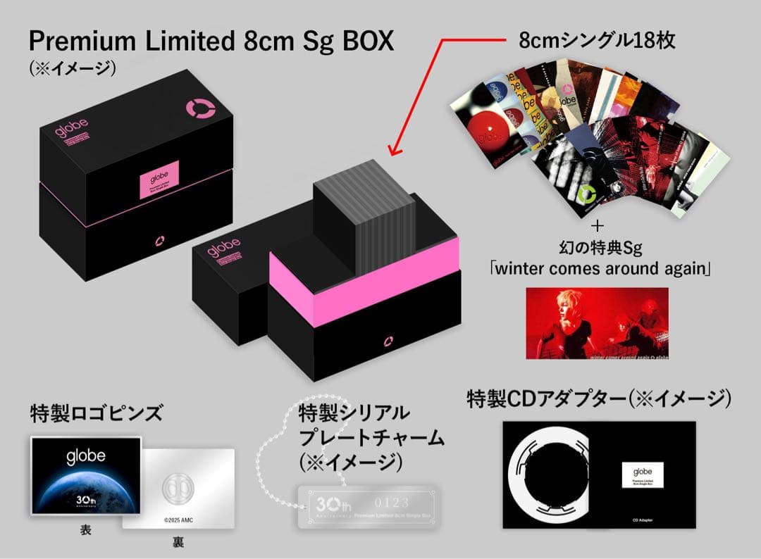 数量限定globe Premium Limited 8cm Single BOX