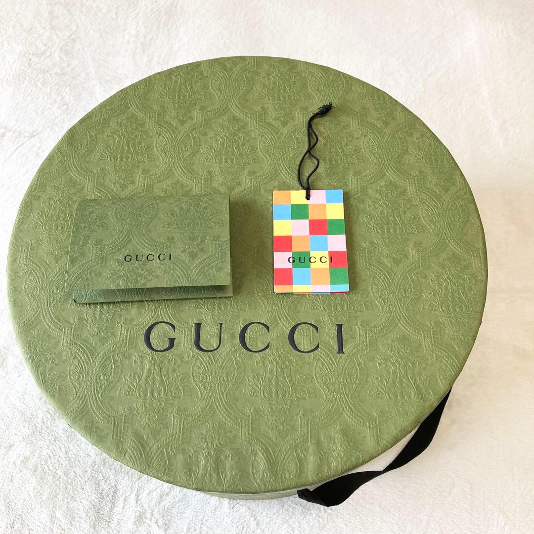 GUCCI GGキャンバス フェドラハット ハット ピンク L（58cm）