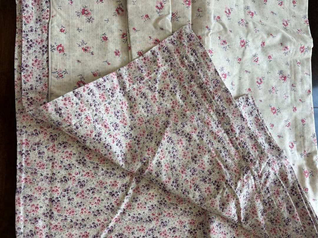 ローラアシュレイ　デュべカバー　シングルサイズ　ミルフルール　❤︎未使用品❤︎