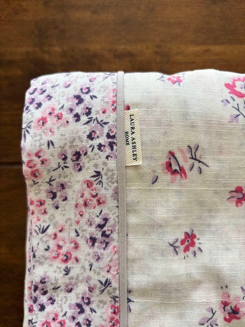 ローラアシュレイ　デュべカバー　シングルサイズ　ミルフルール　❤︎未使用品❤︎