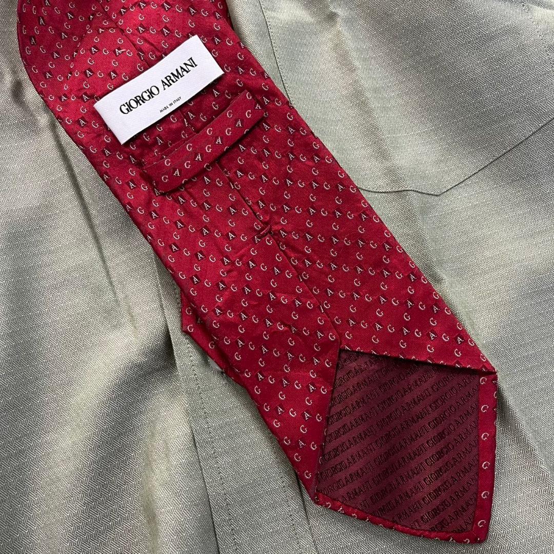 美品 豪華5点セット 90s ダブルスーツ ジョルジオアルマーニネクタイ 成人式