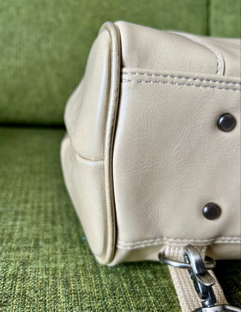 レア色　YOUTA 豊岡鞄 ダレス　木手　縦型L ライトベージュ　男女兼用