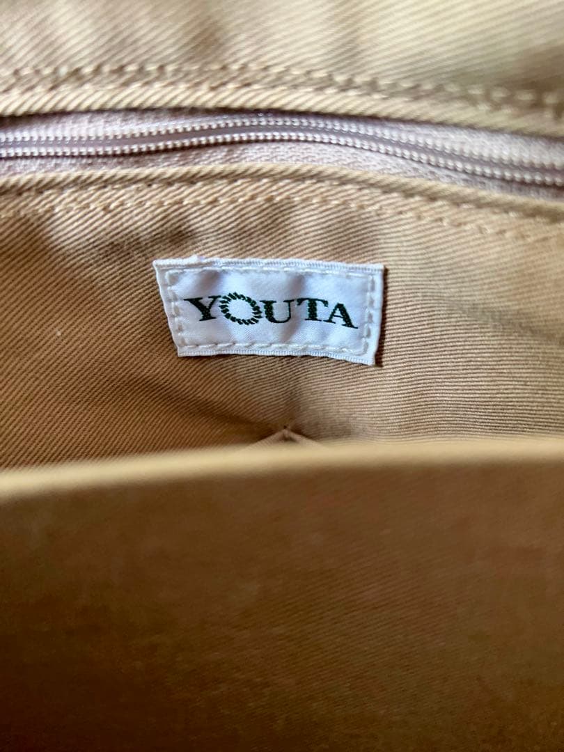 レア色　YOUTA 豊岡鞄 ダレス　木手　縦型L ライトベージュ　男女兼用