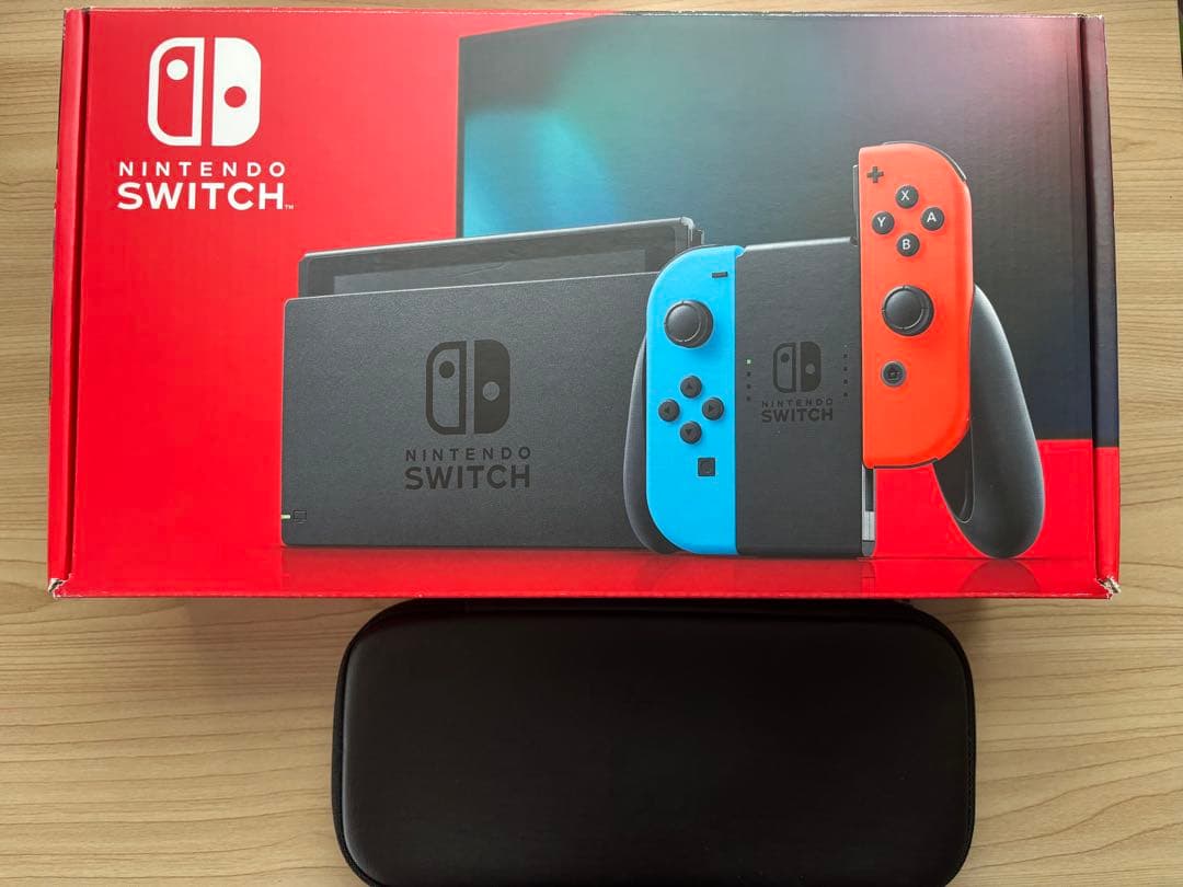 Nintendo Switch 本体 青/赤 Joy-Con 付属品付き