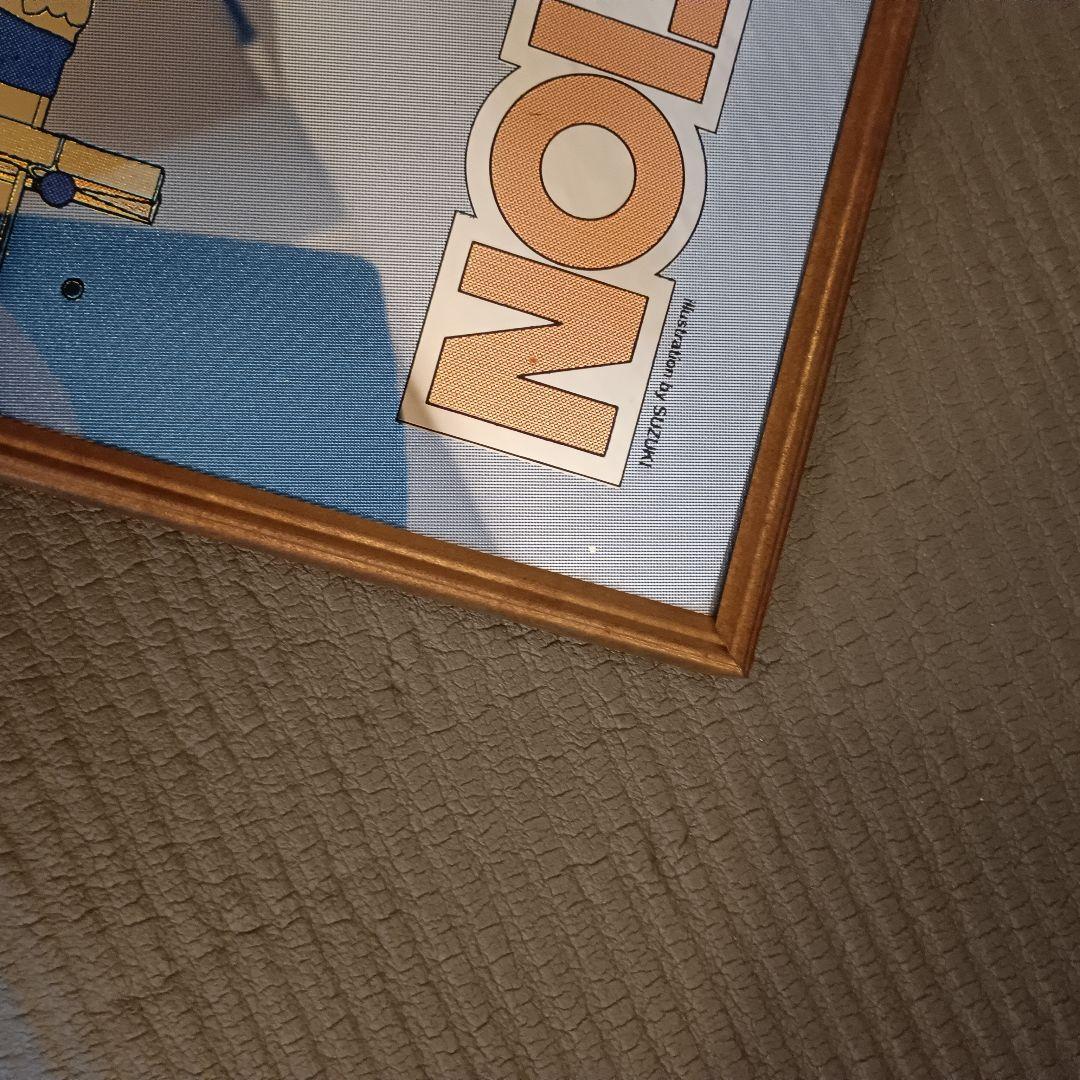 激レア！80年代レトロ FM STATION パブミラー 鈴木英人 イラスト