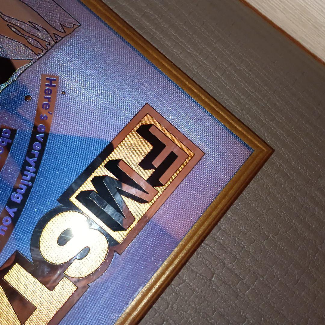 激レア！80年代レトロ FM STATION パブミラー 鈴木英人 イラスト