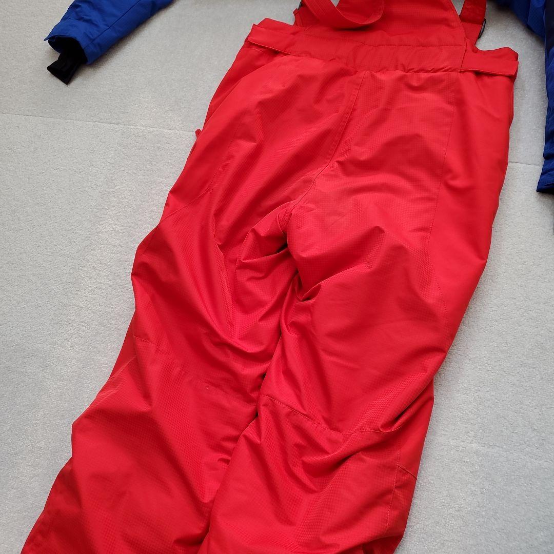 フェニックス　青ジャケットと赤パンツのスキーウェアセット160センチ