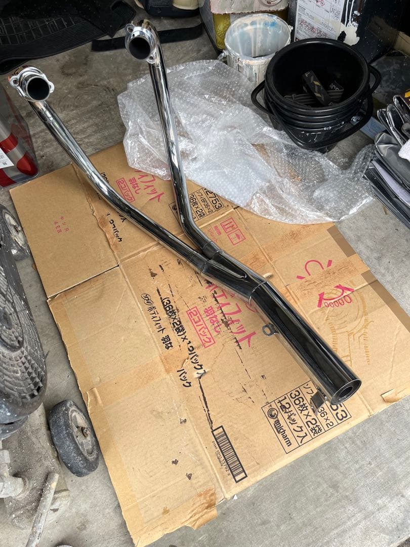 gs400メッキマフラー