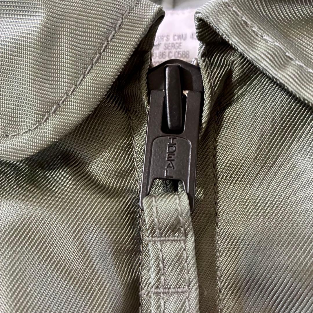 【未使用級美品】HOUSTON CWU-45p フライトジャケット M セージ