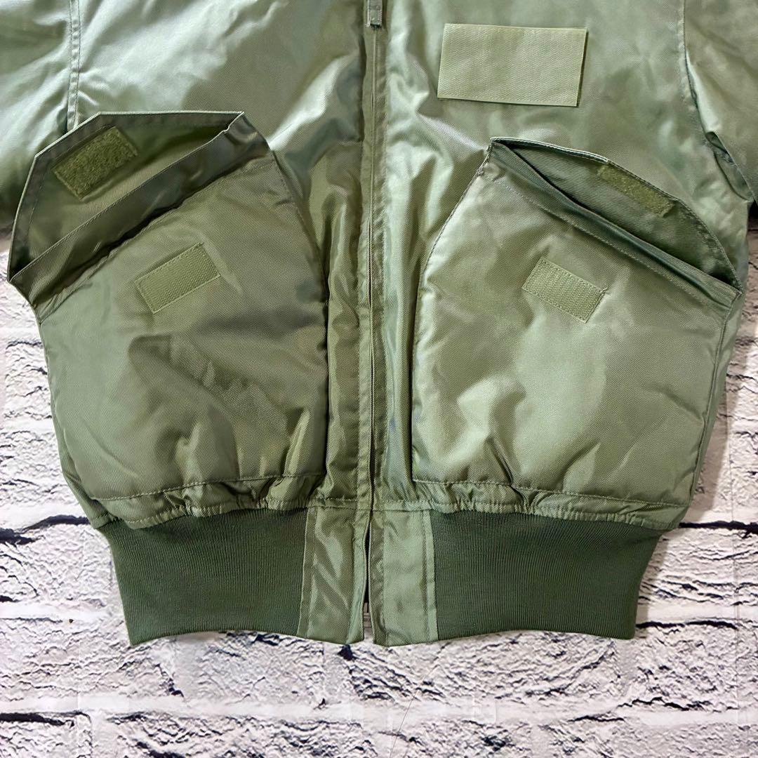 【未使用級美品】HOUSTON CWU-45p フライトジャケット M セージ