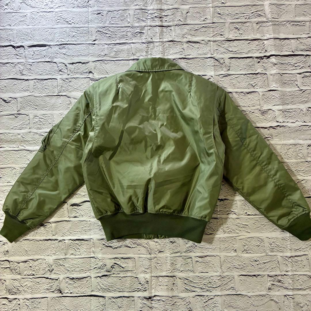 【未使用級美品】HOUSTON CWU-45p フライトジャケット M セージ