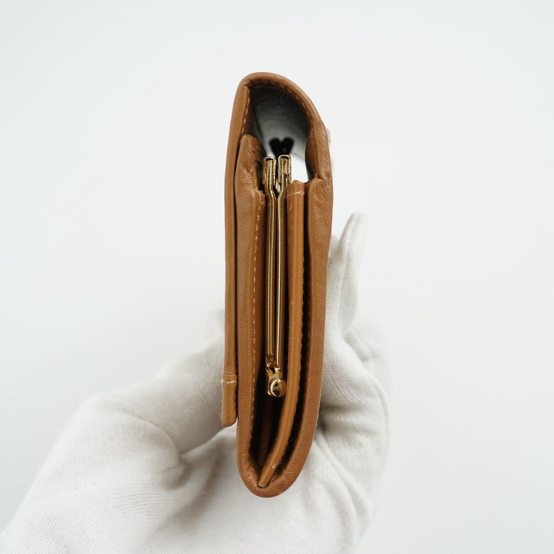 ✨極上美品✨　セリーヌ　長財布　マカダム　がま口　PVC レザー　ブラウン