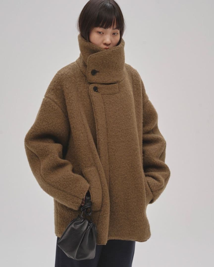 最終TODAYFUL Standcollar Boucle Jacket