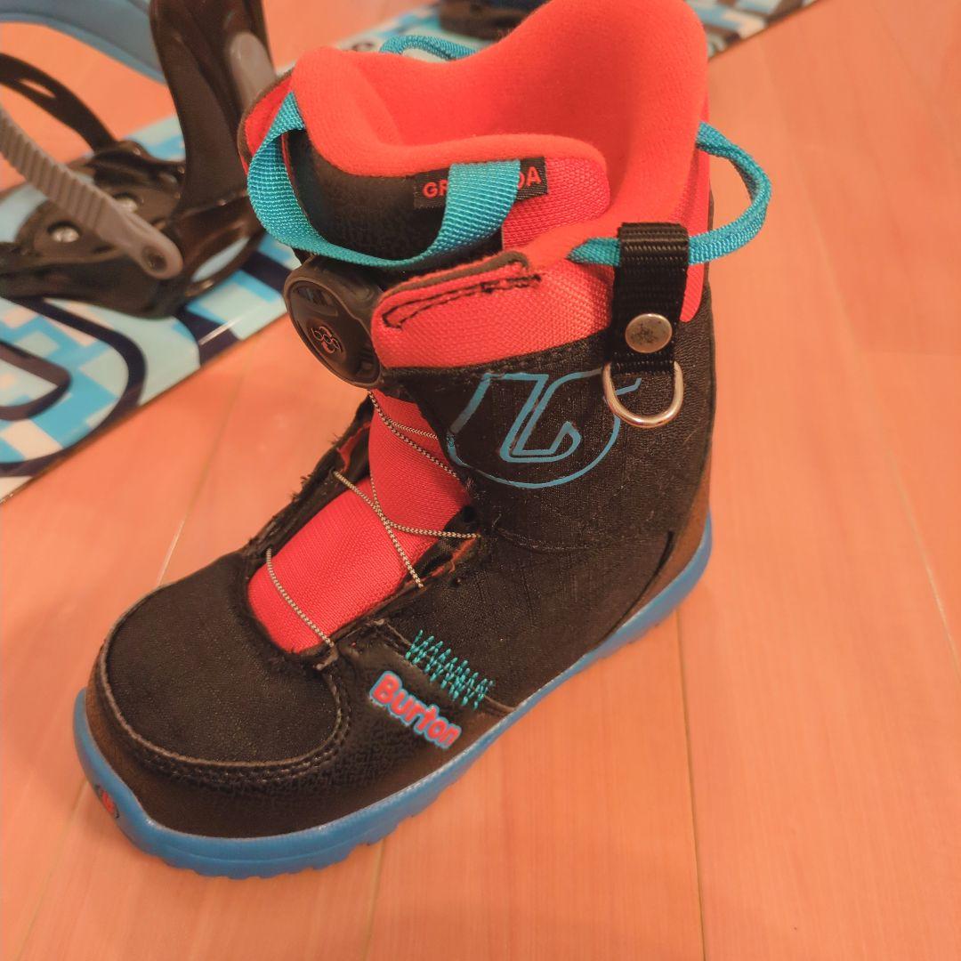 BURTON　BOAブーツ　CSB　キッズスノーボード　ワックス施工済み