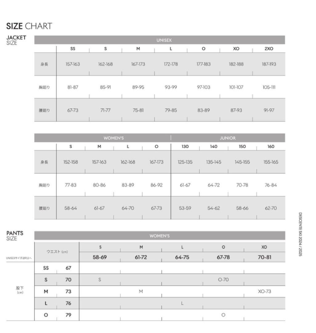 【美品】　デサント　スキーウェア　ユニセックス