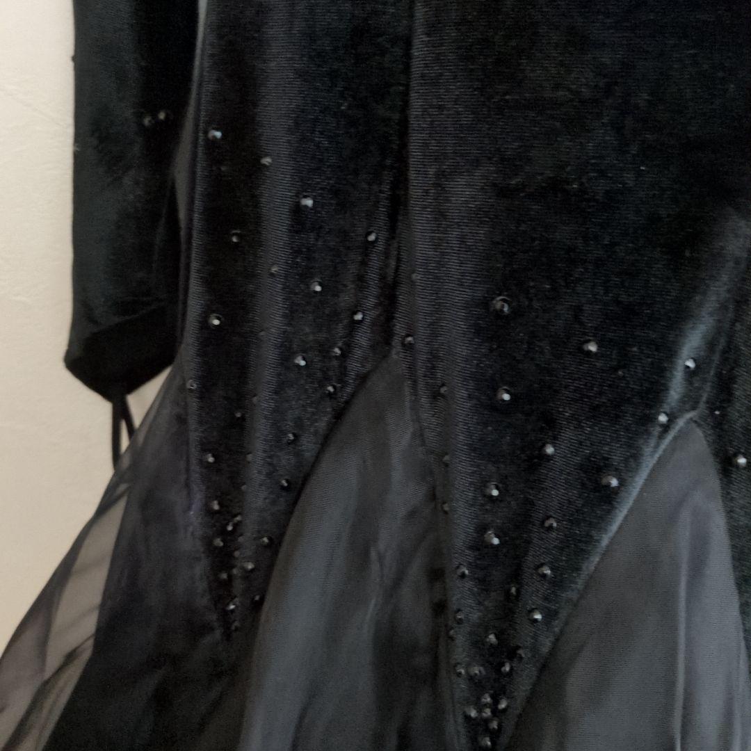 新品未使用★社交ダンス ドレス ✿ 羽根装飾　チャコット　ジャンティ　タカダンス