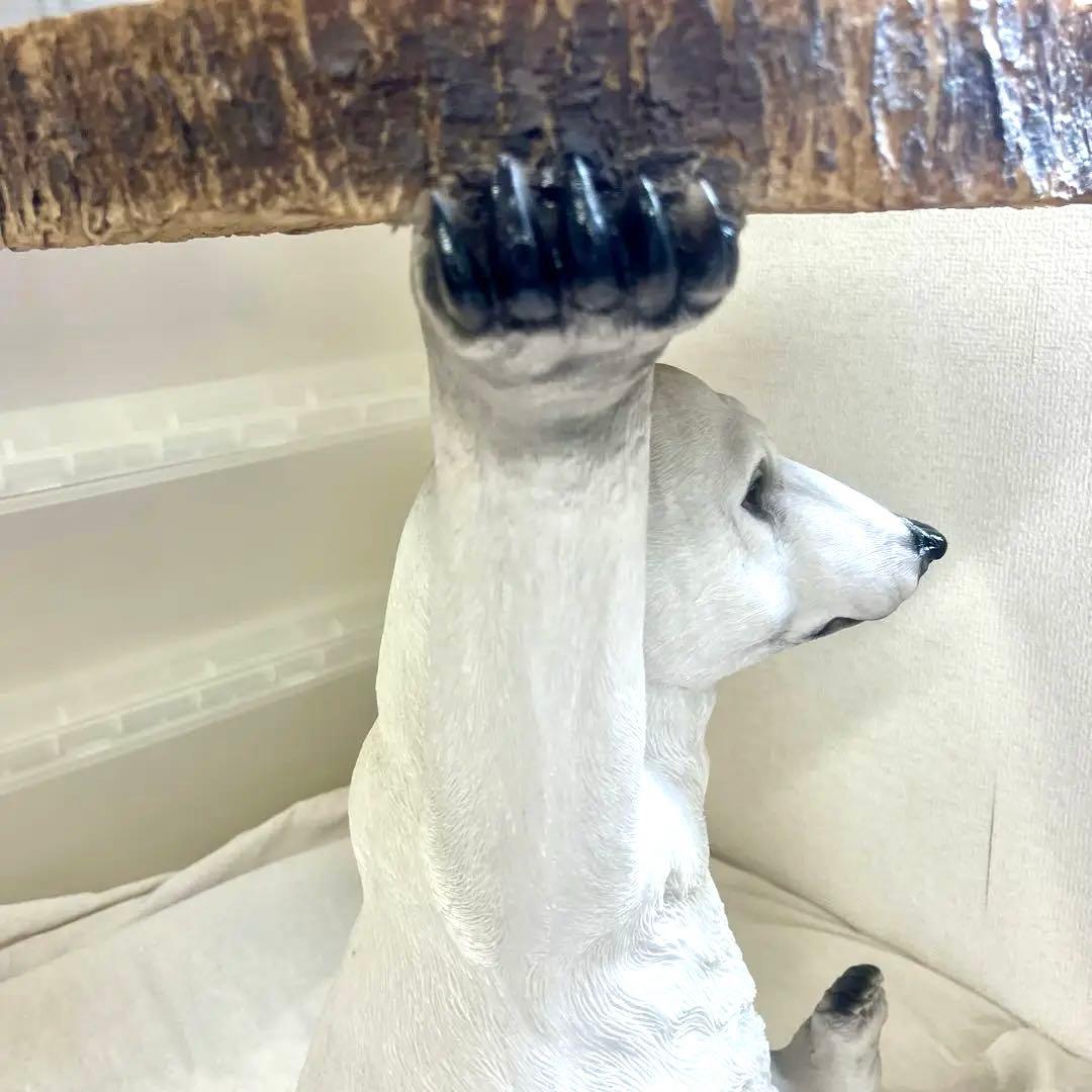 【人気】KARE アニマルサイドテーブル ポーラーベア（シロクマ）