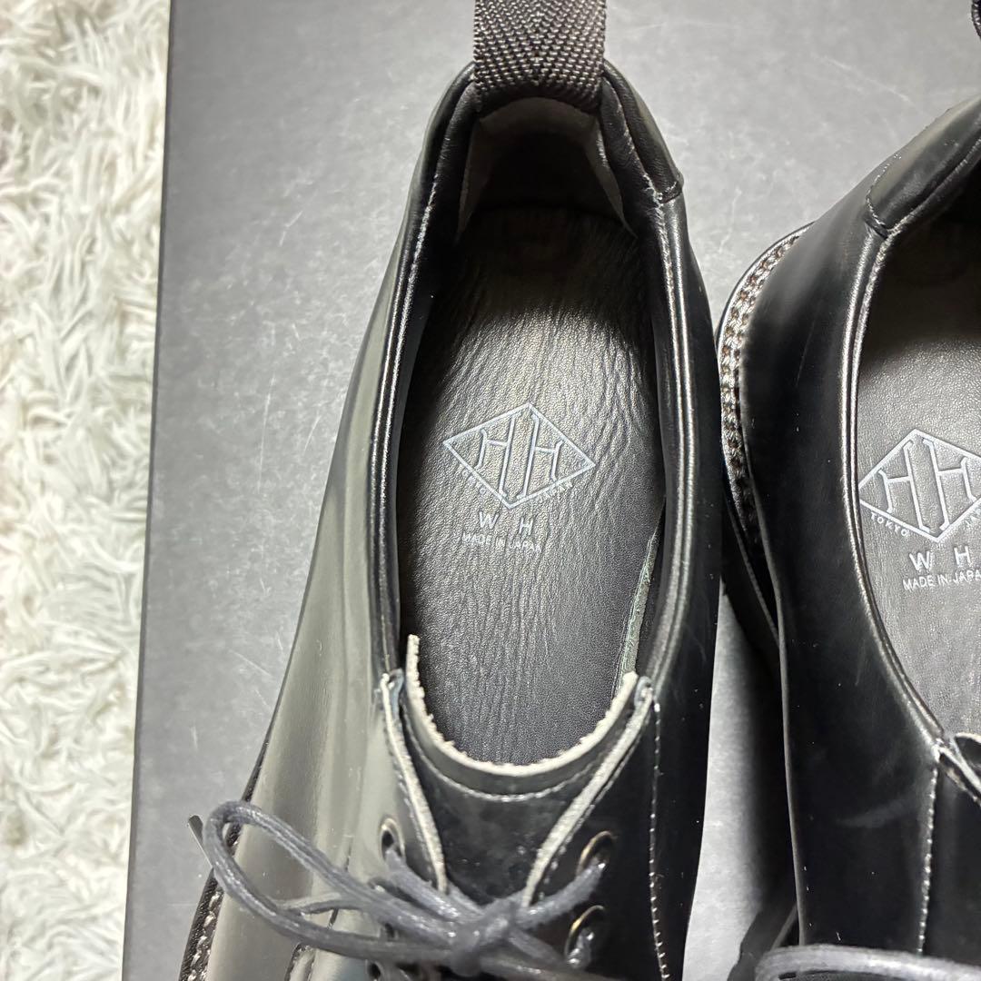 【専用】WH 本革 日本製 7.5 BLACK〈定価68,200円〉